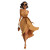 Chic Woman Walking Vinyl Car Decal Sticker – Waterproof & UV-Resistant 6.826666666666667"