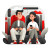 Tech Illustration Couple Vinyl Car Decal Sticker – Waterproof & UV-Resistant 3.4133333333333336"