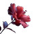 Red Hibiscus Flower V3 Vinyl Car Decal Sticker – Waterproof & UV-Resistant 6.826666666666667"