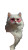 Fluffy Cat With Sunglasses Vinyl Car Decal Sticker – Waterproof & UV-Resistant 9.706666666666667"