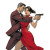 Secret Agent Duo Vinyl Car Decal Sticker – Waterproof & UV-Resistant 3.4133333333333336"