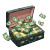 Wealthy Briefcase Vinyl Car Decal Sticker – Waterproof & UV-Resistant 3.4133333333333336"