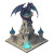 Angry Dragon Tower Vinyl Car Decal Sticker – Waterproof & UV-Resistant 3.4133333333333336"
