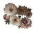 Blush Tan Flowers Vinyl Car Decal Sticker – Waterproof & UV-Resistant 3.4133333333333336"