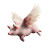 Flying Pink Pig V2 Vinyl Car Decal Sticker – Waterproof & UV-Resistant 6.826666666666667"