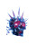 Glam Punk Skull Vinyl Car Decal Sticker – Waterproof & UV-Resistant 8.0"