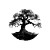 Oak Tree Logo V2 Vinyl Car Decal Sticker – Waterproof & UV-Resistant 3.4133333333333336"