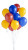 Colorful Party Balloons V2 Vinyl Car Decal Sticker – Waterproof & UV-Resistant 4.8533333333333335"