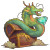 Happy Dragon Logo Vinyl Car Decal Sticker – Waterproof & UV-Resistant 6.826666666666667"