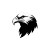 Minimal Eagle Logo Vinyl Car Decal Sticker – Waterproof & UV-Resistant 3.4133333333333336"
