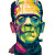 Frankenstein’S Monster Vinyl Car Decal Sticker – Waterproof & UV-Resistant 6.826666666666667"