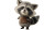 Cute Raccoon V2 Vinyl Car Decal Sticker – Waterproof & UV-Resistant 5.4