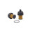 Wix Filters Fuel Filter 33976 Cartridge Style; 14 Micron Paper Element; Yellow; With Gasket