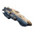 Sleek Old Spaceship Vinyl Car Decal Sticker – Waterproof & UV-Resistant 6.826666666666667"