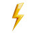 Yellow Lightning Bolt Vinyl Car Decal Sticker – Waterproof & UV-Resistant 6.826666666666667"