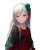 Gothic Anime Girl V57 Vinyl Car Decal Sticker – Waterproof & UV-Resistant 4.0"