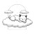 Cat On Cloud V2 Vinyl Car Decal Sticker – Waterproof & UV-Resistant 6.826666666666667"