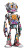 Graffiti Robot V2 Vinyl Car Decal Sticker – Waterproof & UV-Resistant 5.12"