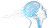 Neon Neural Head Vinyl Car Decal Sticker – Waterproof & UV-Resistant 2.72"