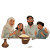Joyful Muslim Family Vinyl Car Decal Sticker – Waterproof & UV-Resistant 6.826666666666667"