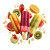 Fruit Popsicles Display Vinyl Car Decal Sticker – Waterproof & UV-Resistant 6.826666666666667"