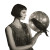 Flapper With Crow Vinyl Car Decal Sticker – Waterproof & UV-Resistant 6.826666666666667"