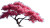 Tropical Cherry Blossom Vinyl Car Decal Sticker – Waterproof & UV-Resistant 5.4