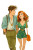 Disney Couple Stroll Vinyl Car Decal Sticker – Waterproof & UV-Resistant 4.4
