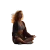 Meditating Woman Sunset Vinyl Car Decal Sticker – Waterproof & UV-Resistant 6.826666666666667"