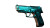 Money-Shooting Pistol Vinyl Car Decal Sticker – Waterproof & UV-Resistant 2.72"
