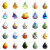 Droplet Characters Collection Vinyl Car Decal Sticker – Waterproof & UV-Resistant 3.4133333333333336"