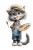 Painting Cat V3 Vinyl Car Decal Sticker – Waterproof & UV-Resistant 8.96"