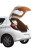 White Compact Car Vinyl Car Decal Sticker – Waterproof & UV-Resistant 4.1066666666666665"