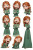 Elf Girl Character Vinyl Car Decal Sticker – Waterproof & UV-Resistant 8.96"