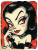 Vampira Chibi Vinyl Car Decal Sticker – Waterproof & UV-Resistant 8.213333333333333"