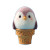 Penguin Ice Cream Vinyl Car Decal Sticker – Waterproof & UV-Resistant 6.826666666666667"