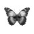 Skull Butterfly Tattoo Vinyl Car Decal Sticker – Waterproof & UV-Resistant 3.4133333333333336"