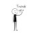 Thankful Stick Figure Vinyl Car Decal Sticker – Waterproof & UV-Resistant 3.4133333333333336"