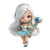 Chibi Magic Girl Vinyl Car Decal Sticker – Waterproof & UV-Resistant 3.4133333333333336"