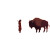 Native And Buffalo Vinyl Car Decal Sticker – Waterproof & UV-Resistant 3.4133333333333336"