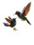 Vivid Hummingbirds Hatching Vinyl Car Decal Sticker – Waterproof & UV-Resistant 4.1066666666666665"