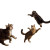 Cats Attacking Mailman Vinyl Car Decal Sticker – Waterproof & UV-Resistant 3.4133333333333336"