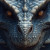 Dragon Face Close-Up Vinyl Car Decal Sticker – Waterproof & UV-Resistant 3.4133333333333336"