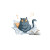 Smug Cat Scene Vinyl Car Decal Sticker – Waterproof & UV-Resistant 3.4133333333333336"