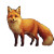 Mystical Pixel Fox Vinyl Car Decal Sticker – Waterproof & UV-Resistant 6.826666666666667"