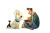 Sad Shepherd Comfort Vinyl Car Decal Sticker – Waterproof & UV-Resistant 2.986666666666667"