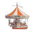 Vintage Carousel Illustration Vinyl Car Decal Sticker – Waterproof & UV-Resistant 6.826666666666667"