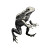 Leaping Frog Art Vinyl Car Decal Sticker – Waterproof & UV-Resistant 3.4133333333333336"