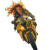 Red-Haired Biker Woman Vinyl Car Decal Sticker – Waterproof & UV-Resistant 3.4133333333333336"