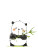 Cute White Panda Vinyl Car Decal Sticker – Waterproof & UV-Resistant 4.1066666666666665"